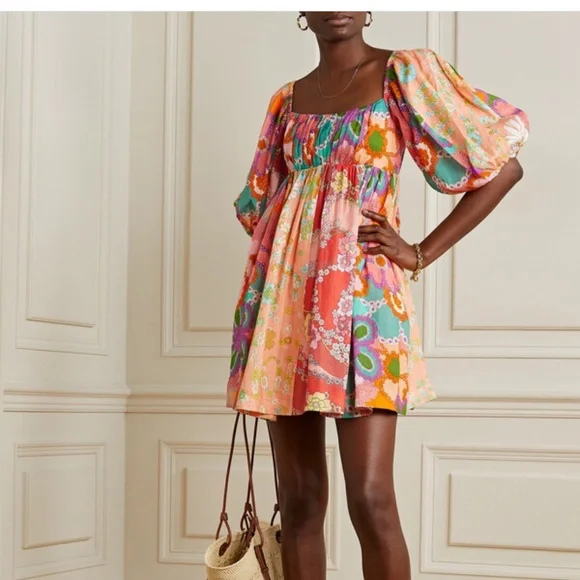 NWT zimmermann Lola floral print dress - Picture 6 of 13